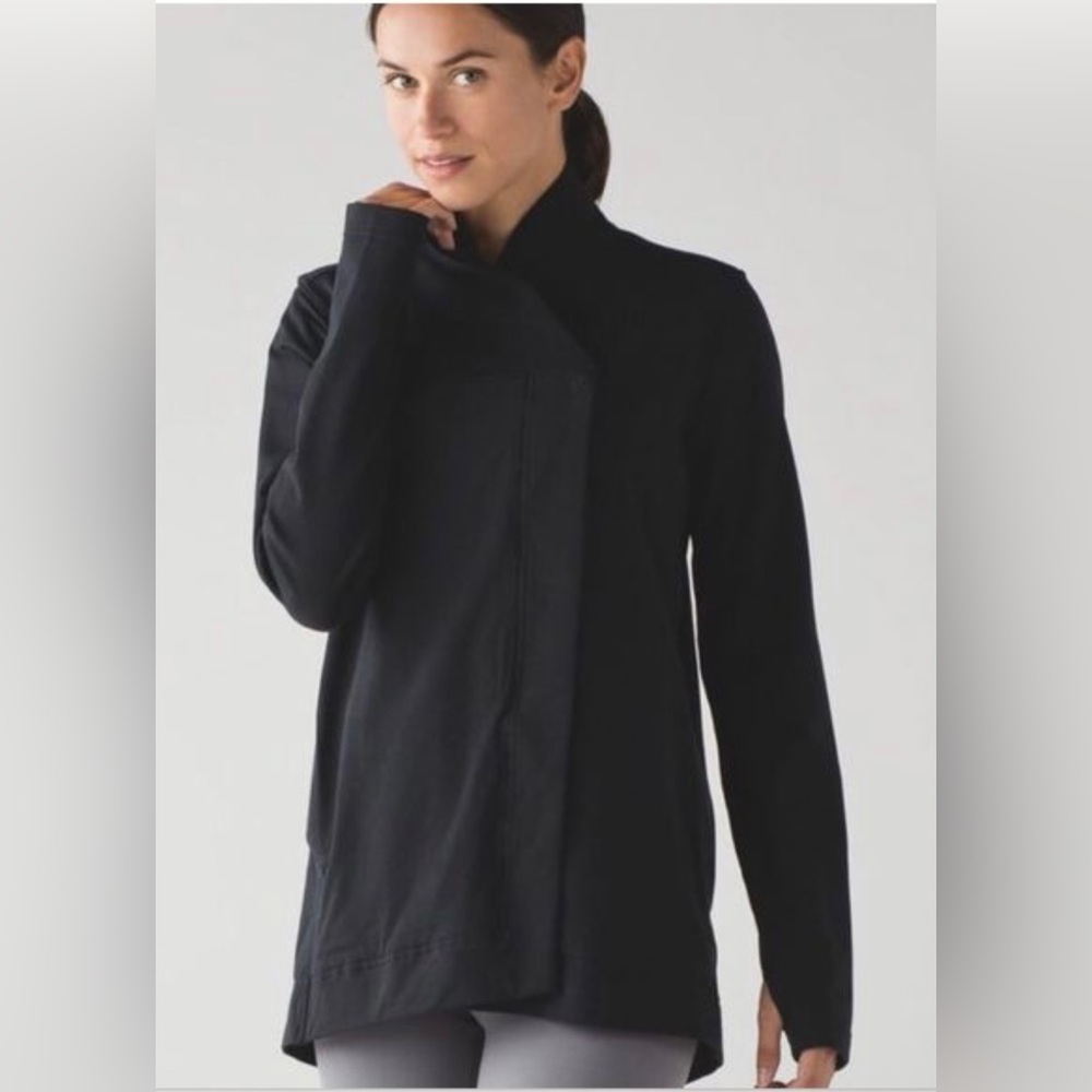Lululemon Black Belle Wrap Jacket Size 6